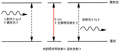 光的吸收示意图图片