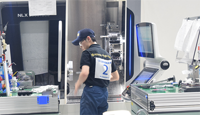 CNC Turning competitor (Daimu Tazawa)